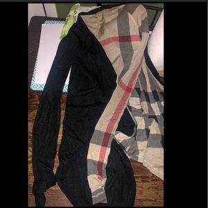 BURBERRY Black/Chk Cardigan 100% Authentic